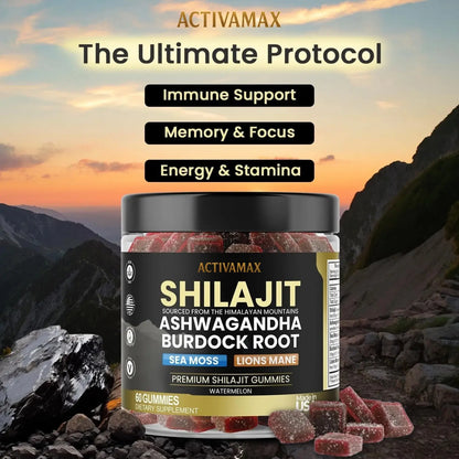 Pack 2+1 Gratis – Gomitas Shilajit ActivaMax